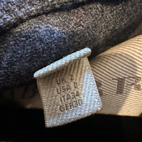 Burberry Brit Women’s Funnel Neck Wool Cashmere Trench Coat (Grey, Size: 0) - Picture 7 of 14